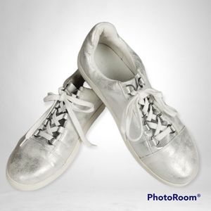 Coconuts by Matisse Casual Silver Sneakers Size 8